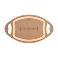 Epicurean Football 12 x 20 in. Natural Nutmeg Wood Cutting Board - Case of 4 6502108